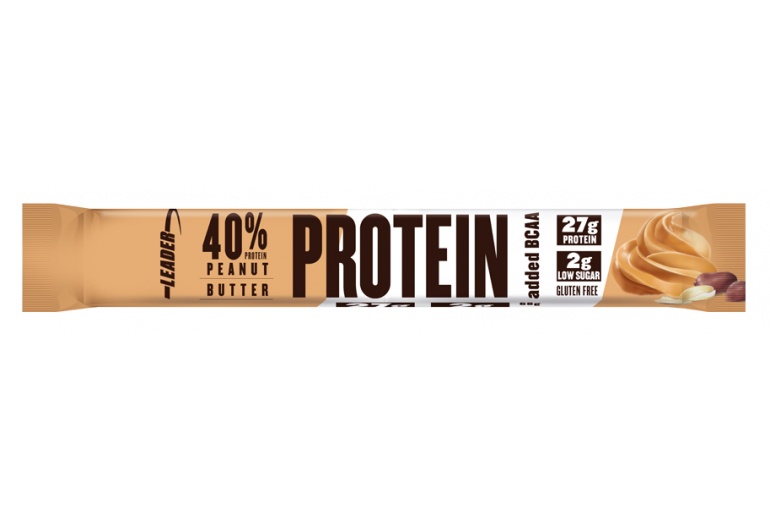 40% Protein BAR 24x68g Leader Nutrition arašídové máslo