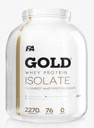Fitness Authority Gold Whey Isolate 2270 g jahoda