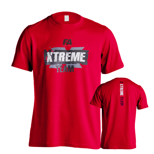 Fitness Authority pánské tričko FA Xtreme Team Red XL