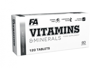 Vitamins and Minerals 120 tablet Fitness Authority