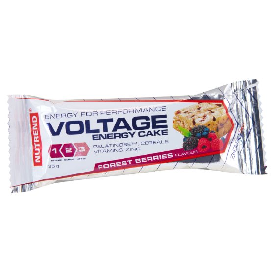 Voltage Energy Cake s kofeinem 65g - Nutrend EXP 02/2019 - káva - k dispozici 6 ks